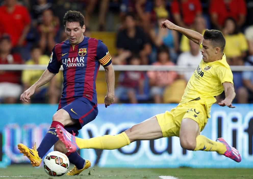 Foto: Leo Messi, durante el Villarreal-Barcelona del pasado domingo (AP)