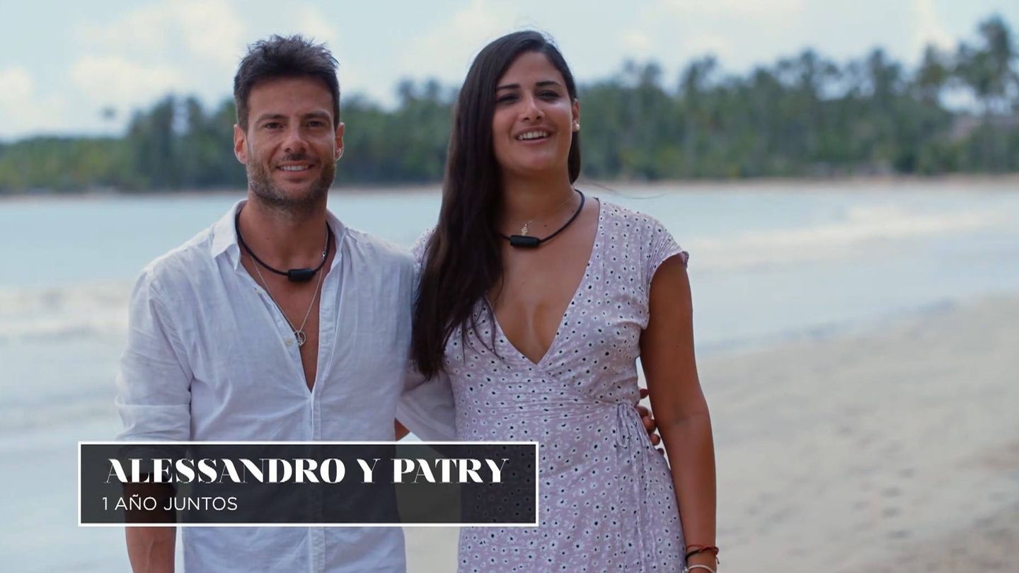 Alessandro y Patry, la nueva pareja de 'La isla de las tentaciones 2'. (Mediaset)