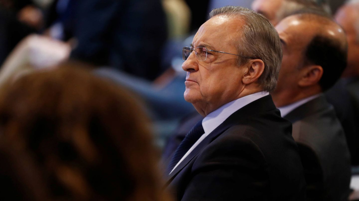 Florentino Pérez, como los jugadores, está desolado. (Reuters) 