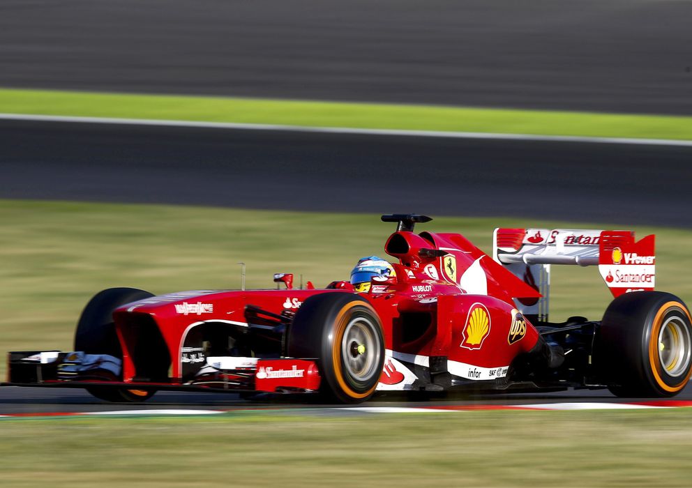 Foto: Fernando Alonso, durante el Gran Premio de Japón. (EFE)