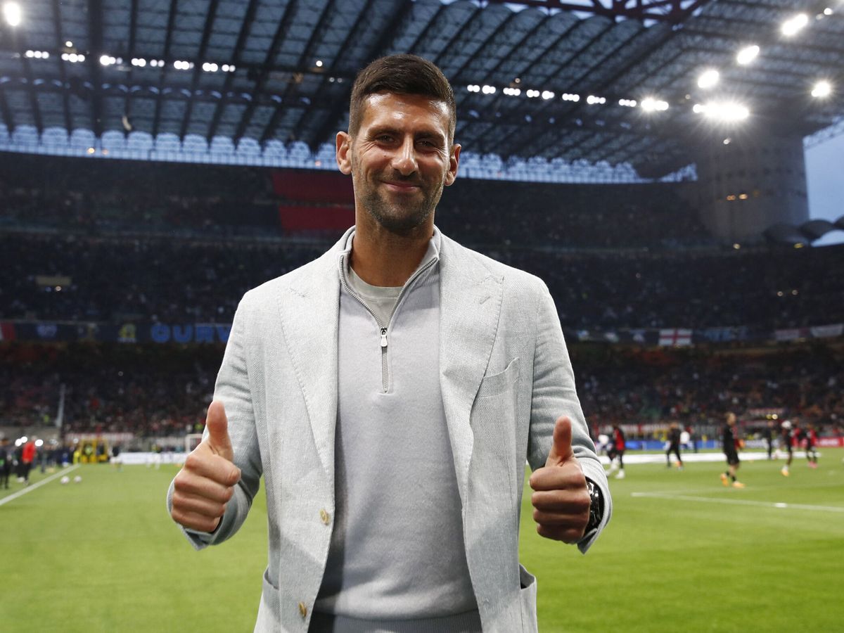 Foto: Djokovic, antes de la final de la Champions. (Reuters/Alessandro Garofalo)