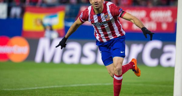 Foto: En la imagen, Diego Costa celebra un gol marcado con el Atlético de Madrid. (FOTO: Cordon Press)