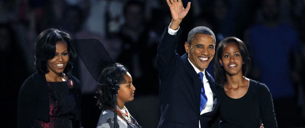 Foto: Obama tras ganar las elecciones: "Lo mejor está por llegar"