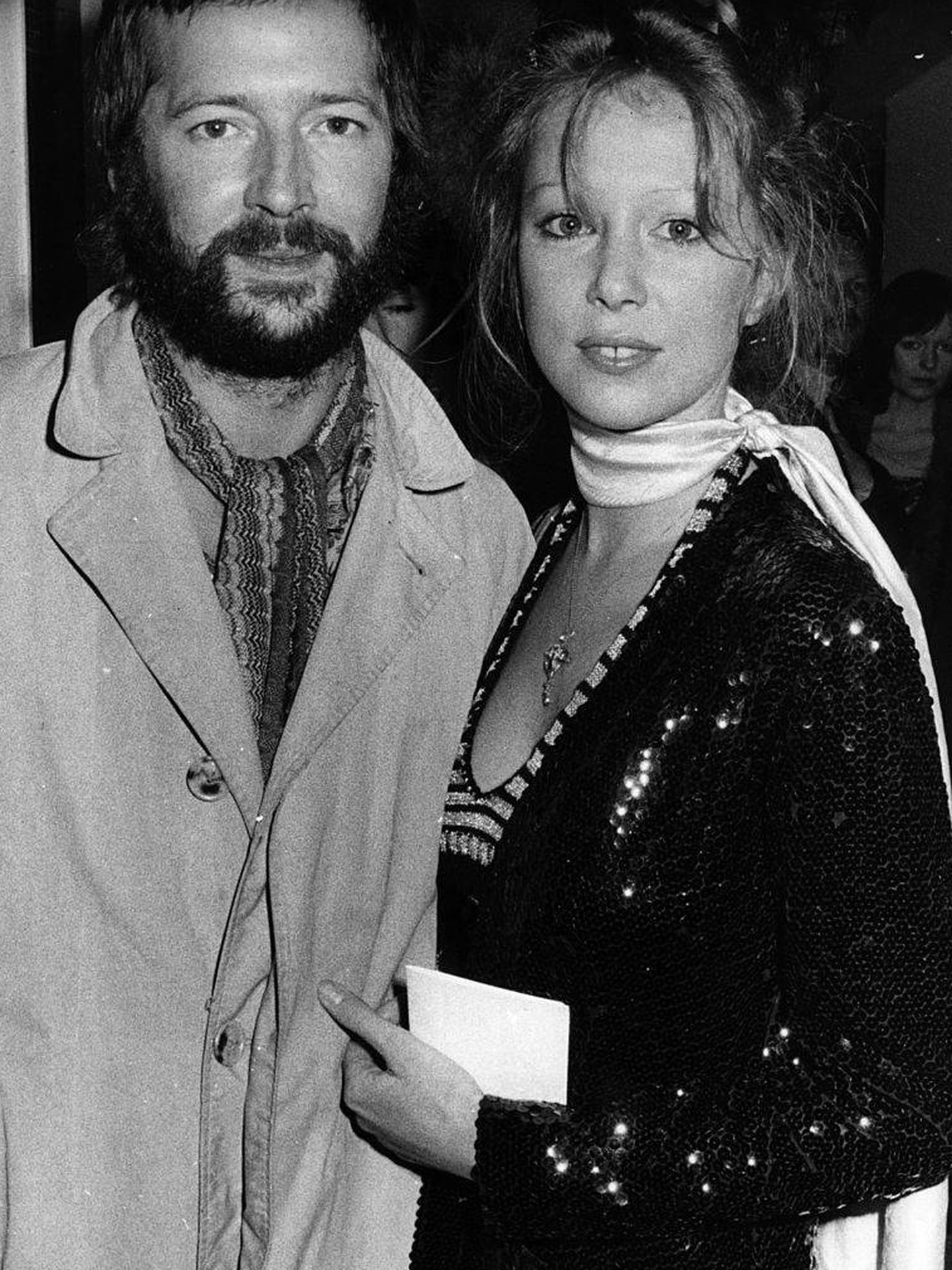Eric Clapton y Pattie Boyd. (Getty)