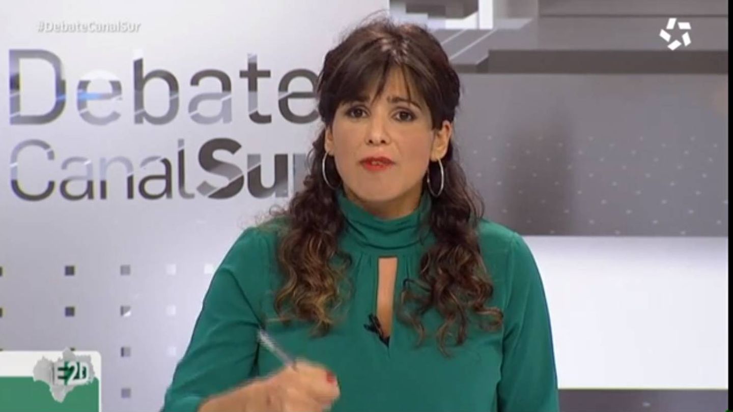 Teresa Rodríguez está teniendo un perfil bajo en el debate.