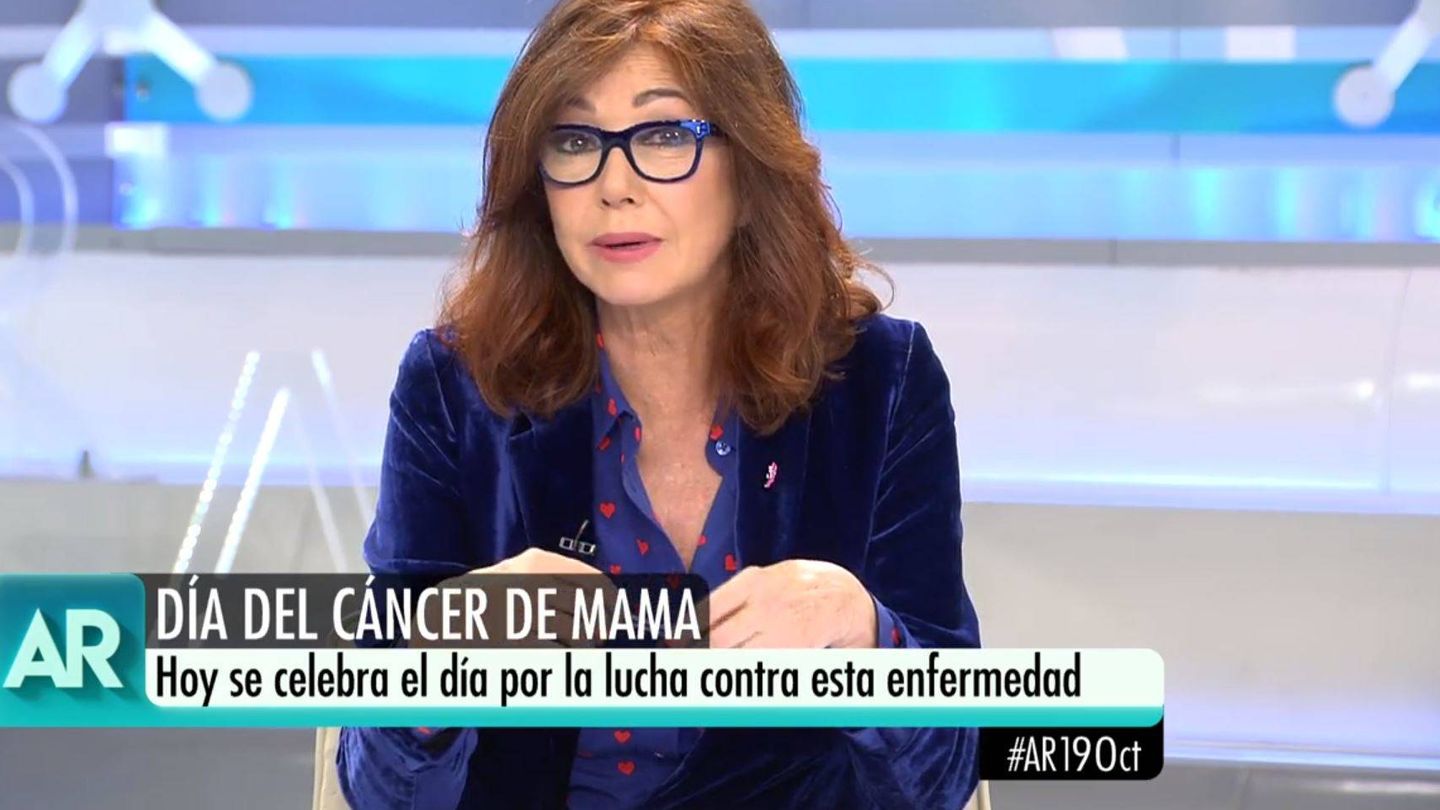 Ana Rosa Quintana en su programa en Telecinco. (Mediaset España)