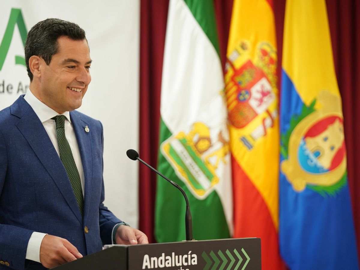 Foto: Juanma Moreno, presidente de la Junta de Andalucía. (EFE)