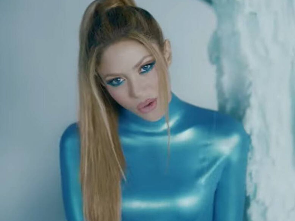 Foto: Shakira, en el videoclip de su tema con Karol G, 'TQG'. (YouTube)