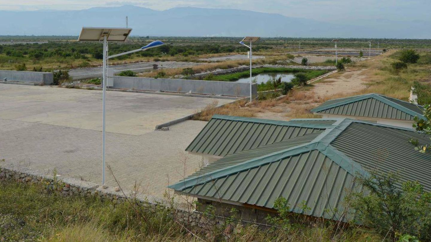 Construida en 2013 gracias al Fondo del Agua, la planta de excretas de Titanyen está en desuso. (M. G. R.)