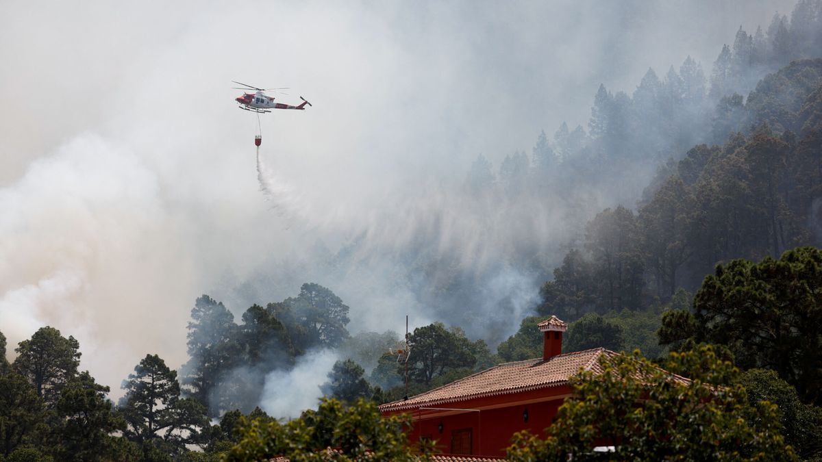 El incendio de Tenerife no da tregua: 12.279 desalojados y 11.600 hectáreas quemadas