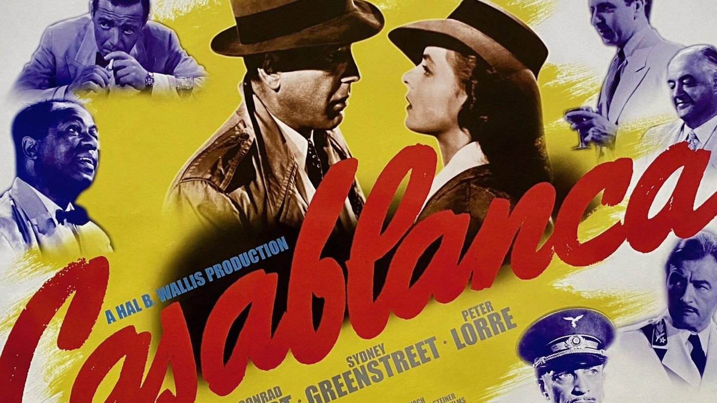 Póster de 'Casablanca'.
