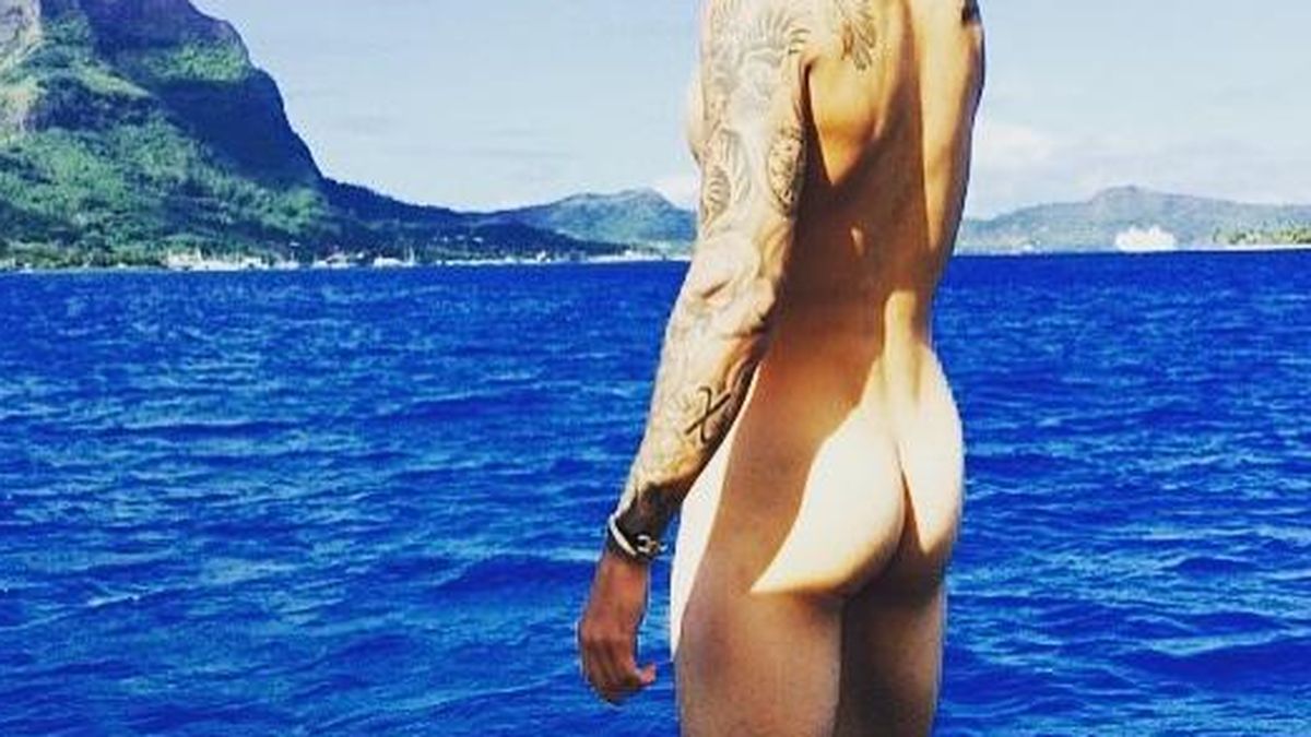 Justin Bieber presume de trasero en Instagram