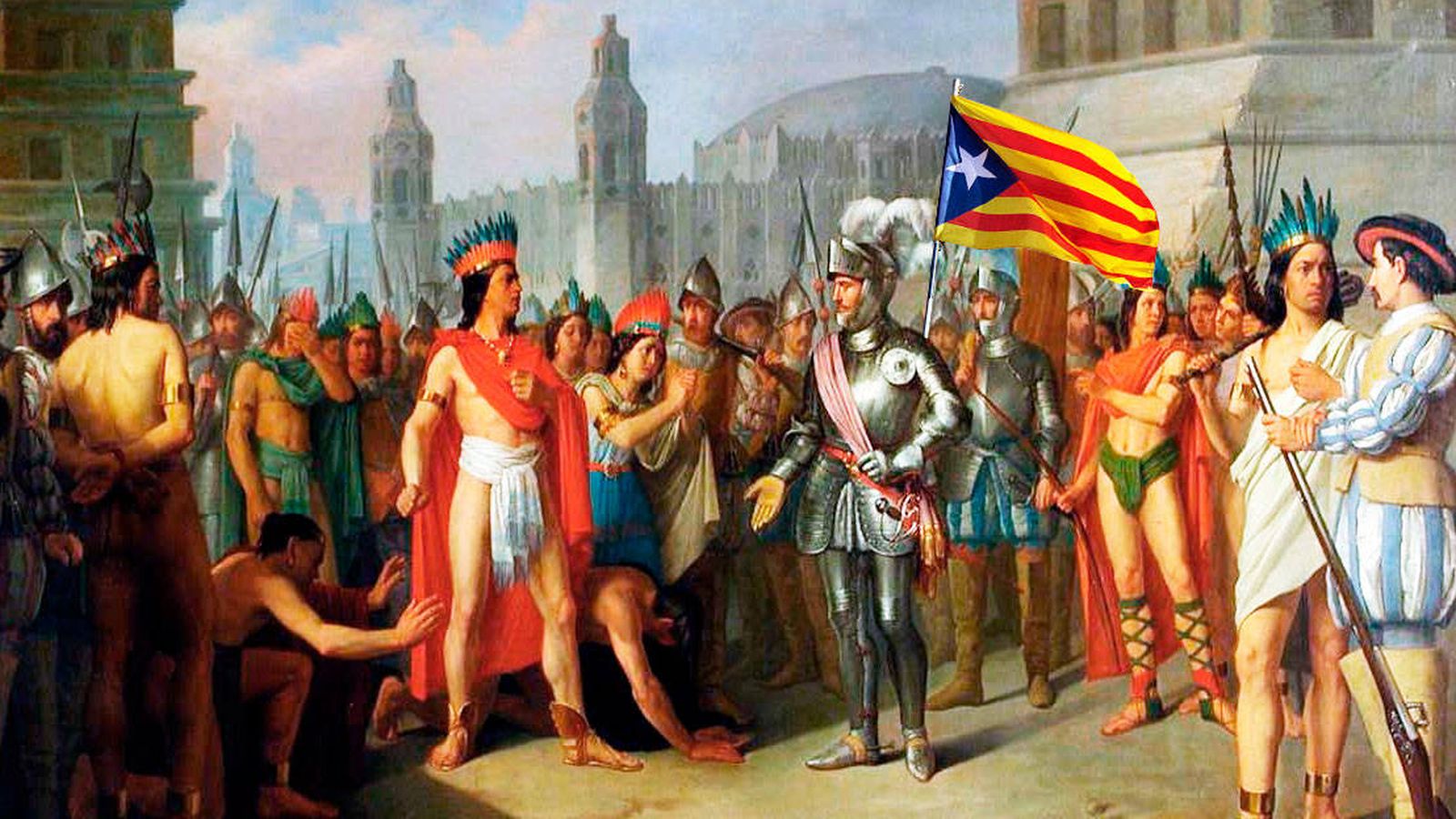Foto: Ferrán Cortés, un conquistador catalán (Montaje: E.V)