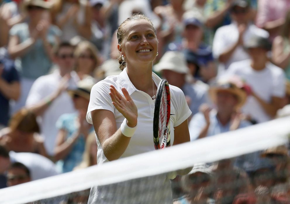 Foto: Kvitova vuelve a la final tres años después (Reuters).