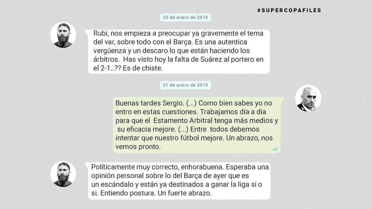 Ramos se quejó a Rubiales de un gol del Barça: "El VAR es una vergüenza, van a ganar la Liga"