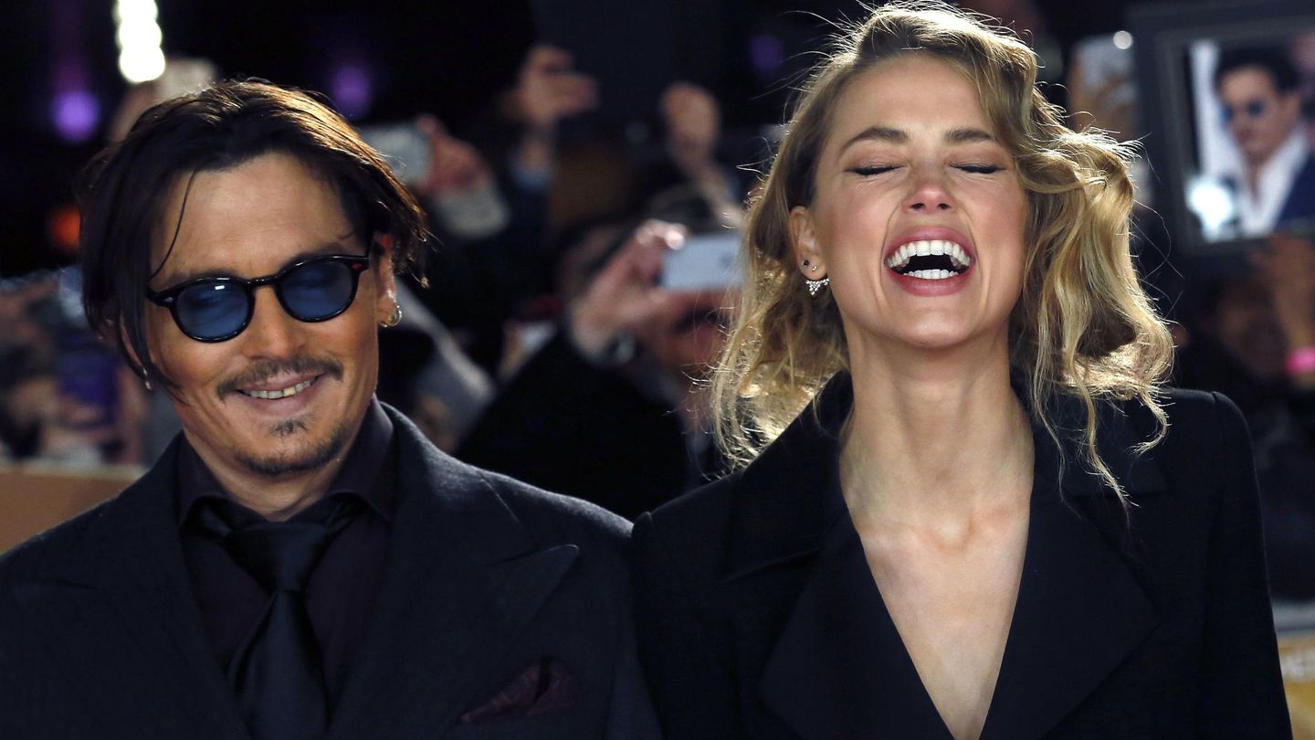 Johnny Depp y Amber Heard, en otros tiempos. (Reuters)