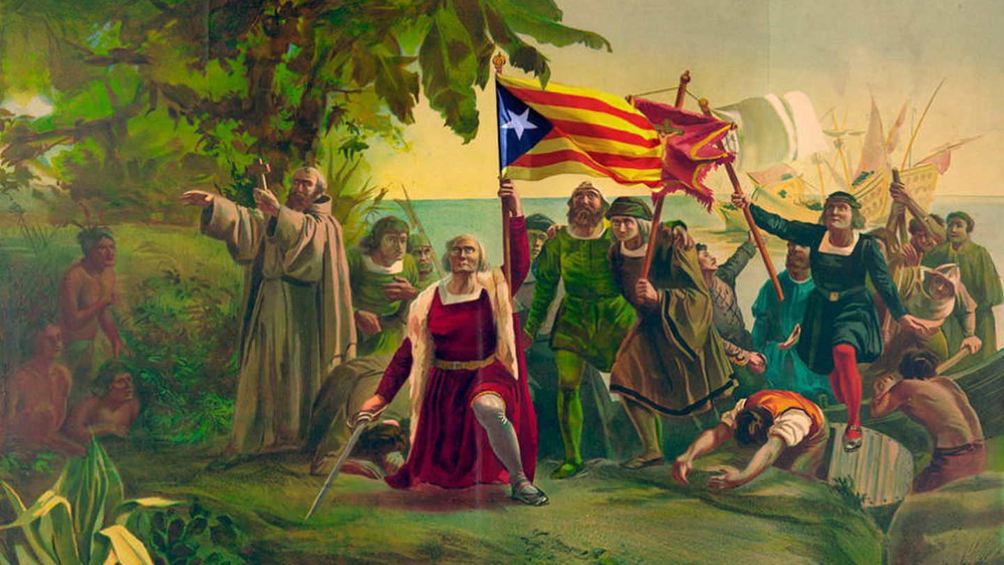 El Instituto Nova Història asegura que Cristóbal Colón fue catalán. (Fotomontaje)