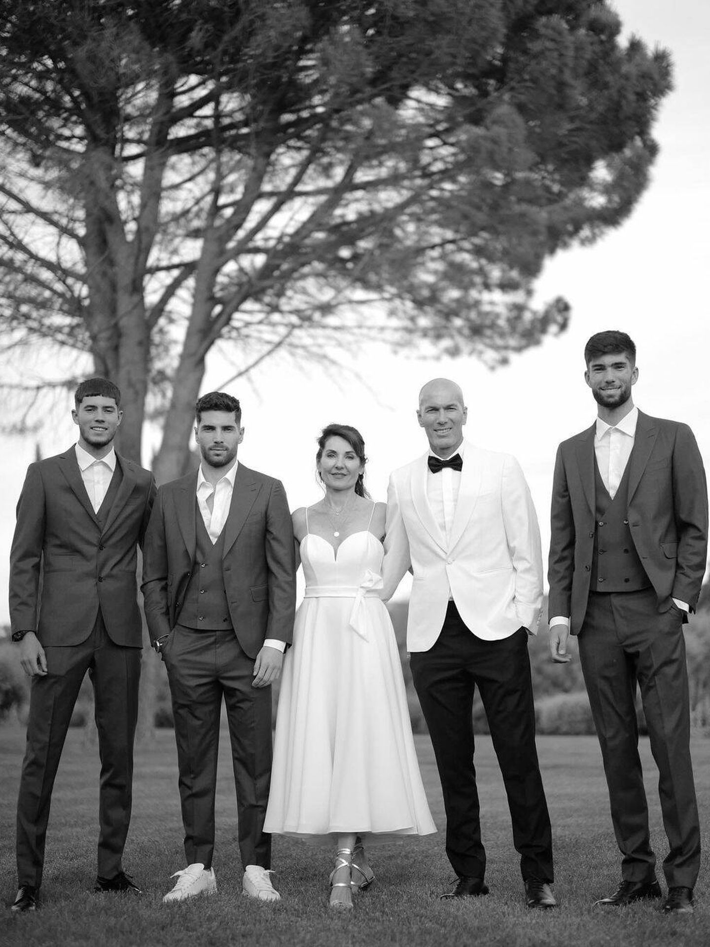 La familia de Zinedine Zidane. (Instagram/ @luca)