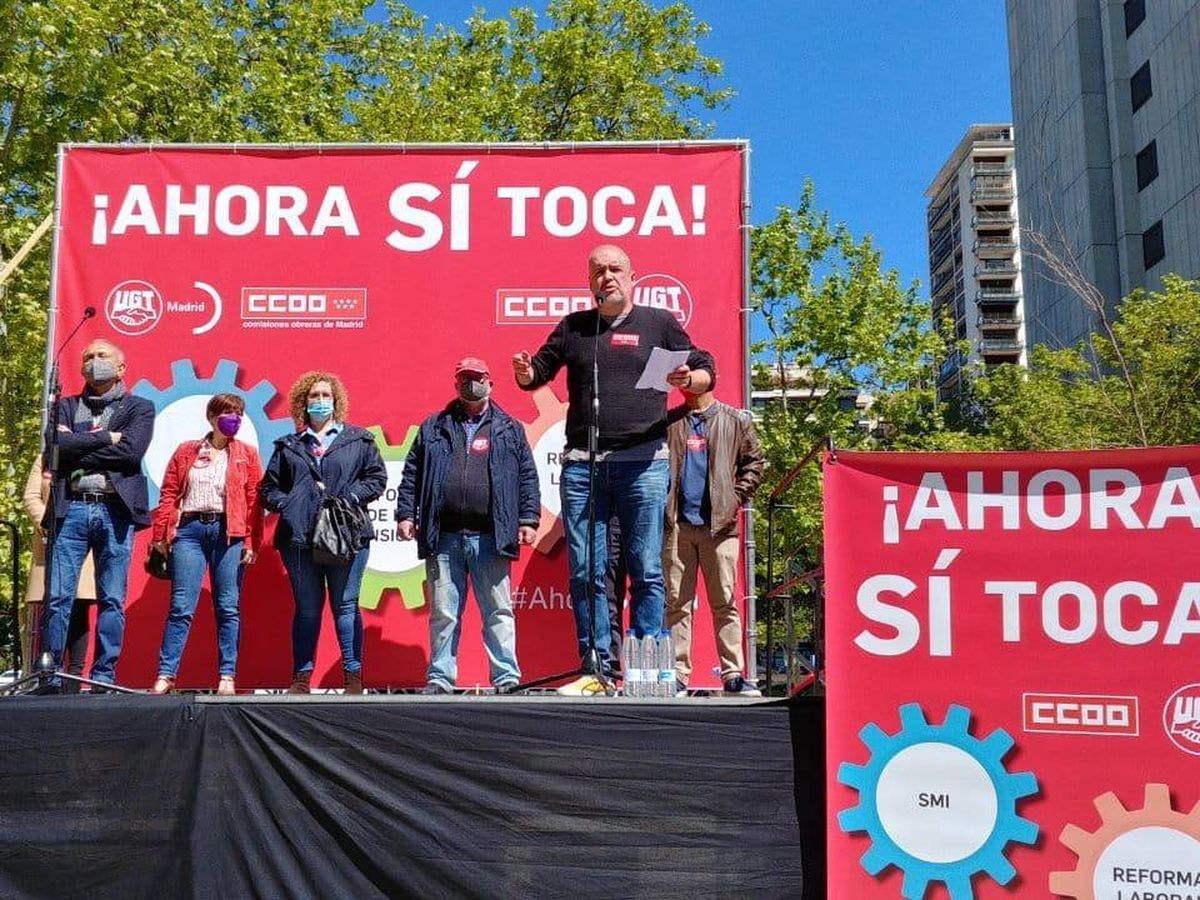 Foto: Los sindicatos UGT y CCOO.