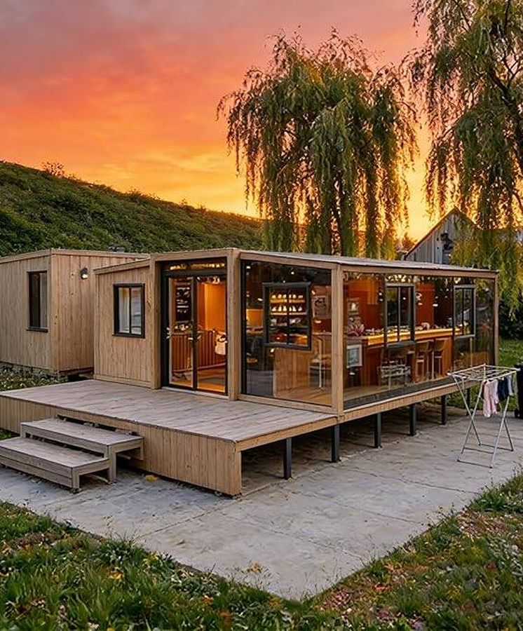 Amazon sorprende con una casa prefabricada pensada para familias: cocina, salón y 4 dormitorios