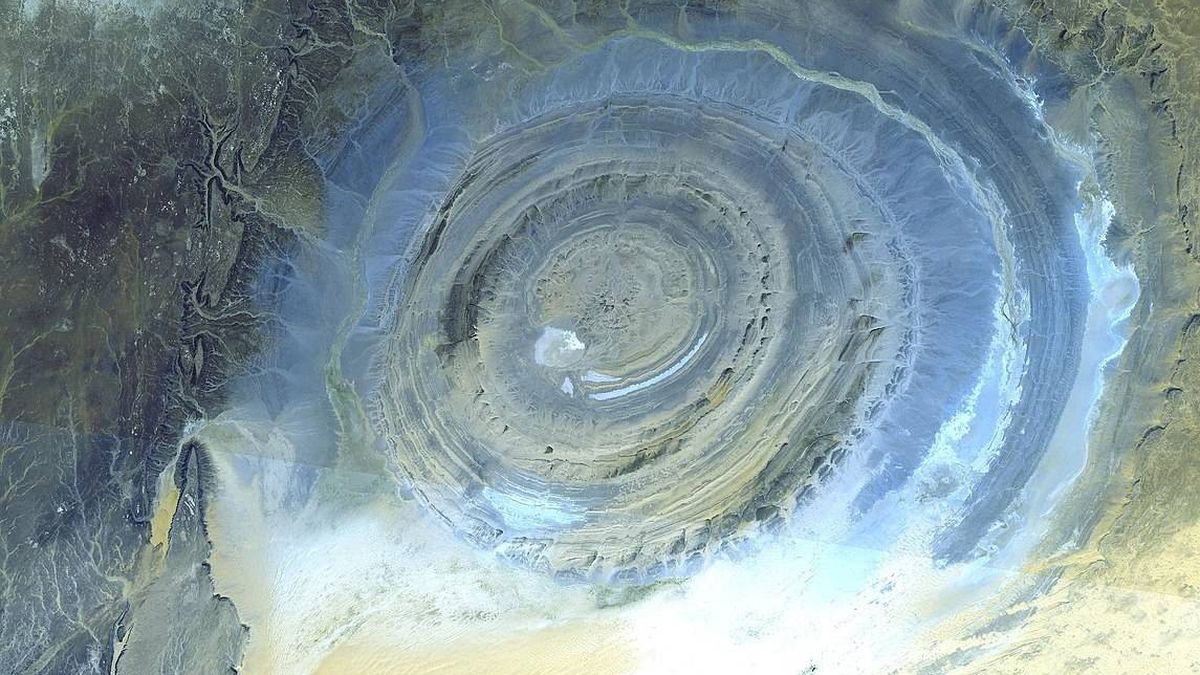 El Ojo del Sáhara, la misteriosa estructura del desierto que pudo ser la Atlántida