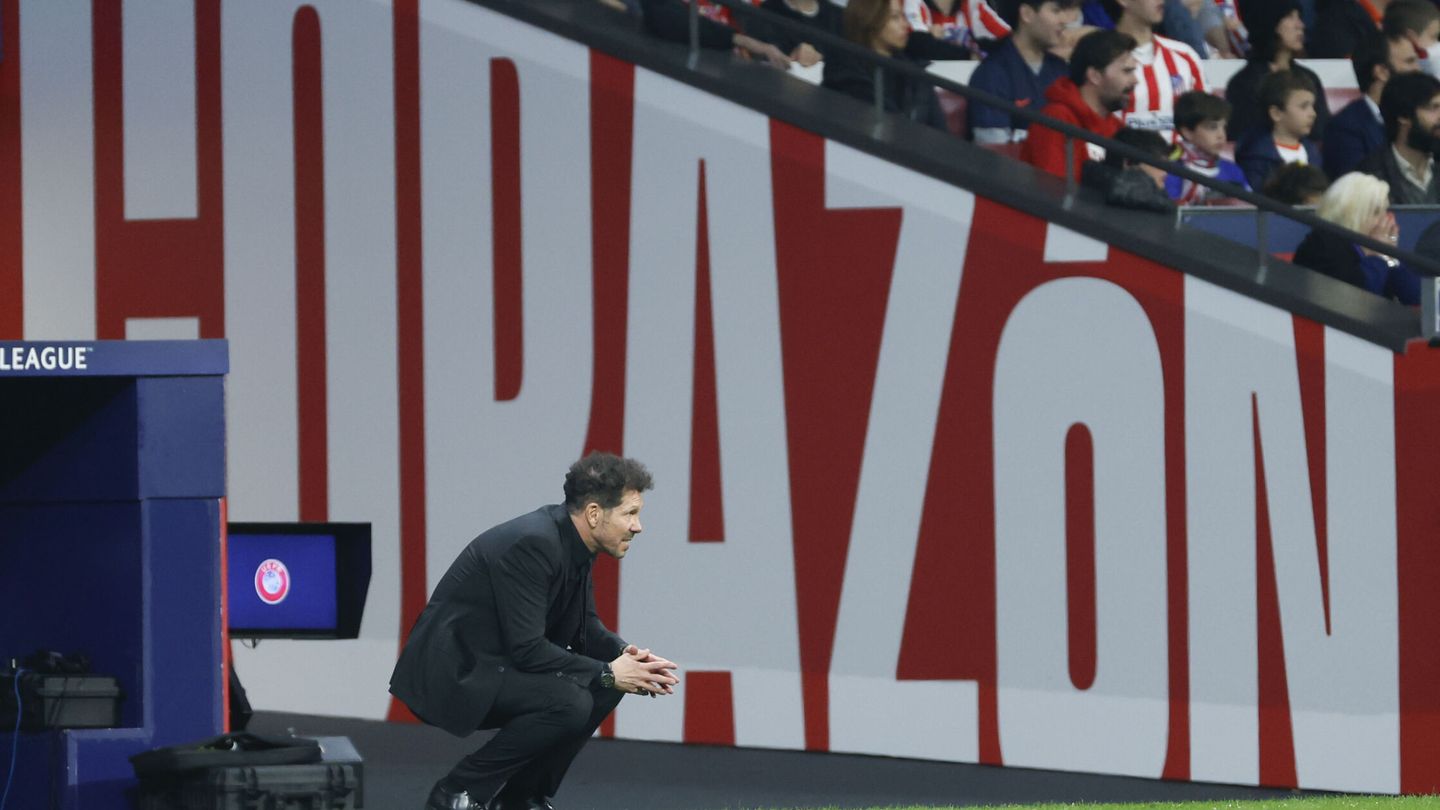 El entrenador del Atlético de Madrid, Diego Pablo Simeone (EFE/Mariscal).