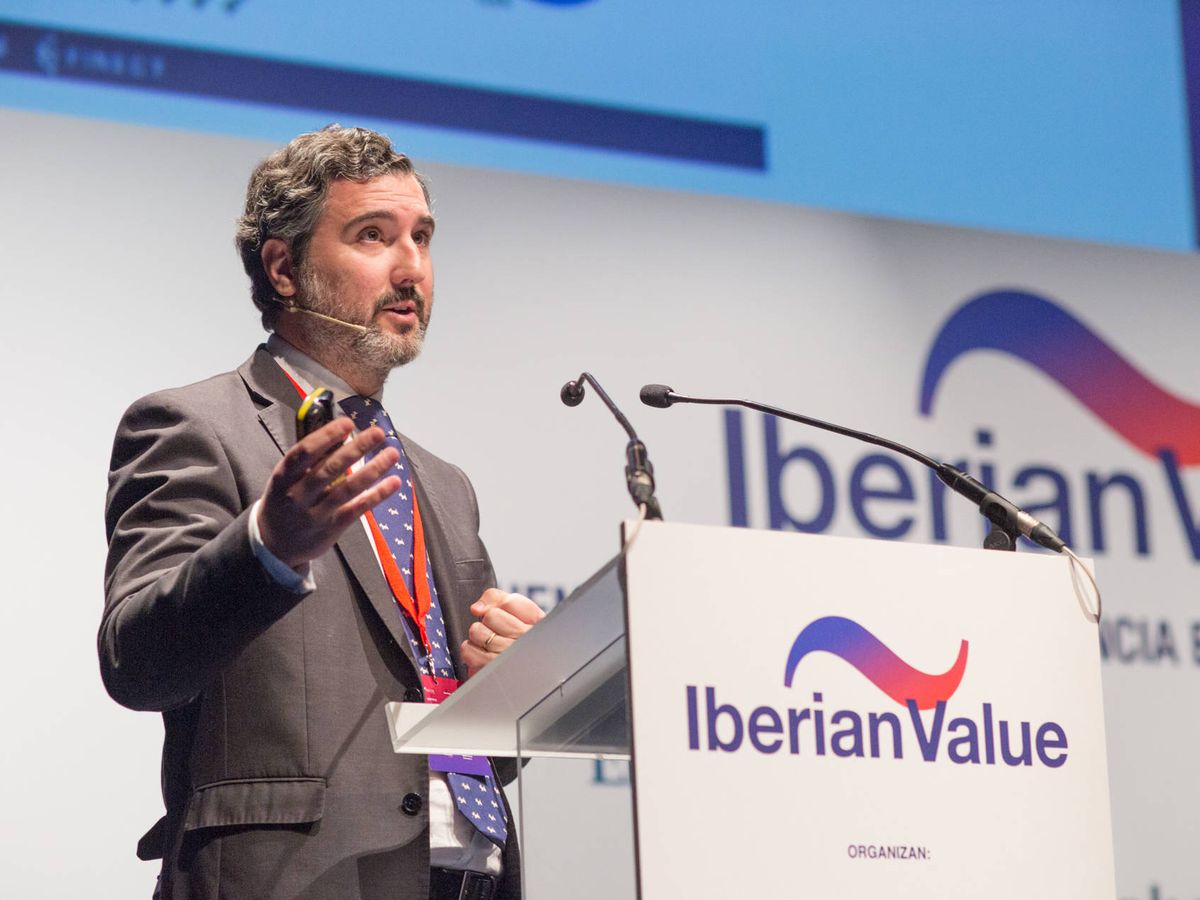 Foto: Iván Martín, de Magallanes Value Investors, en la III edición del Iberian Value.