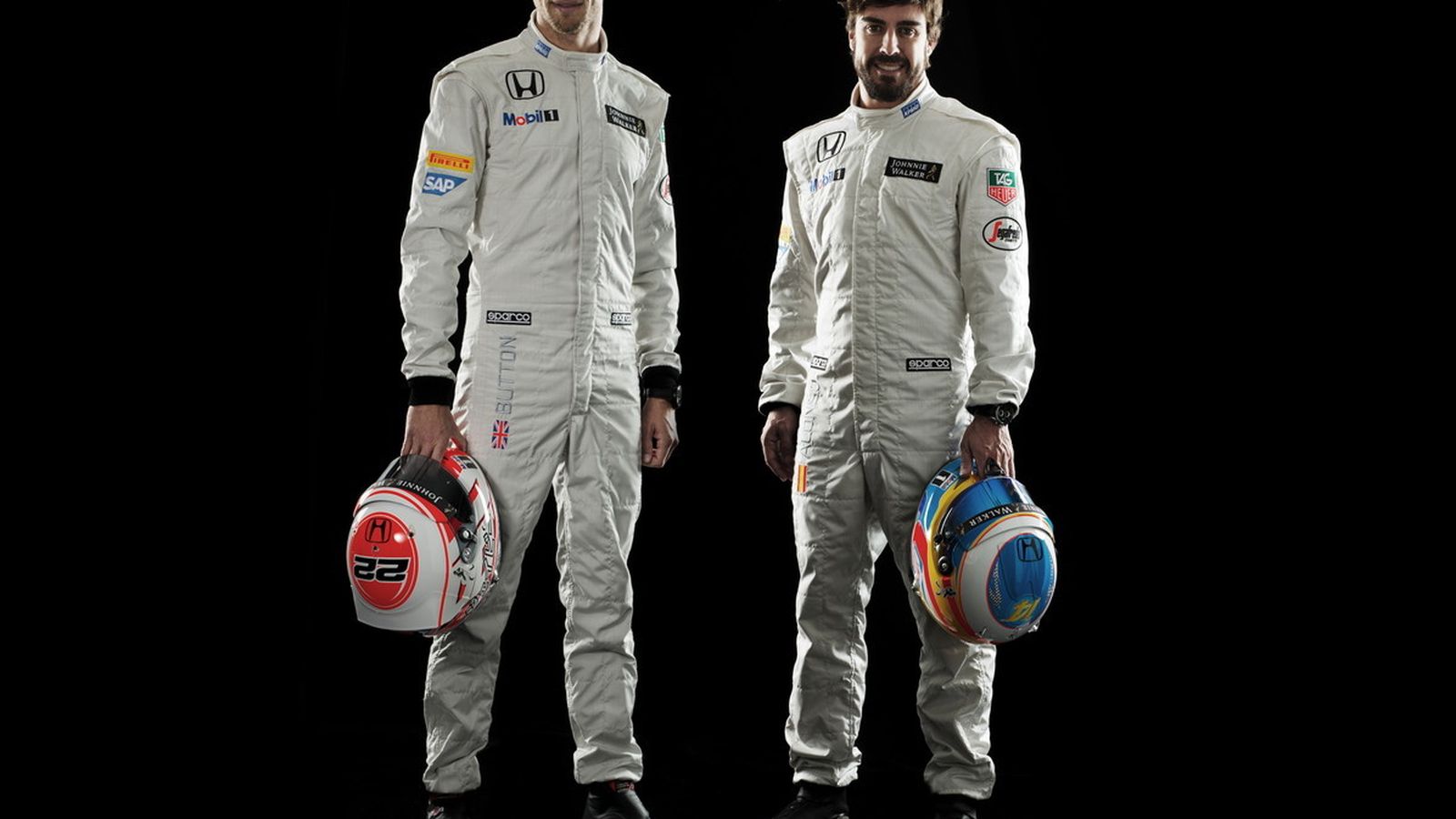 Foto: Jenson Button y Fernando Alonso