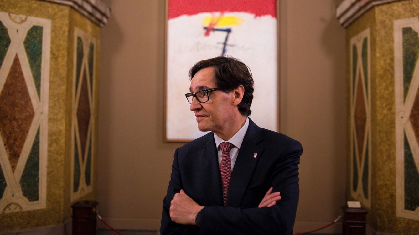 Foto: El líder del Partido de los Socialistas de Cataluña, Salvador Illa. (Javier Luengo)