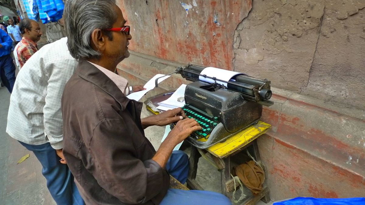 ¿Te gusta escribir a máquina? Tu lugar está en la India