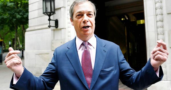 Foto: El líder del Partido del Brexit, Nigel Farage. (EFE)