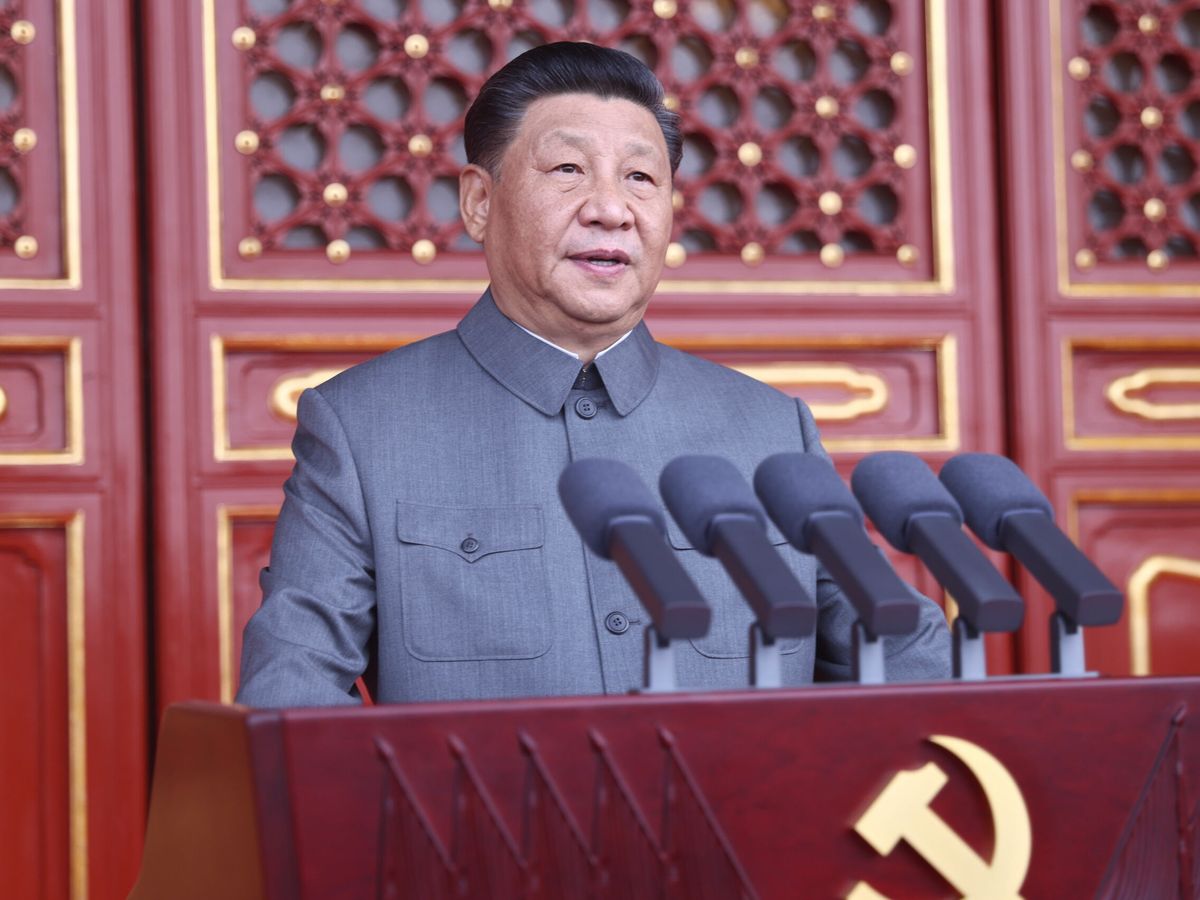 Foto: Foto cedida por la agencia de noticias Xinhua del presidente chino, Xi Jinping, durante su discurso. (EFE)