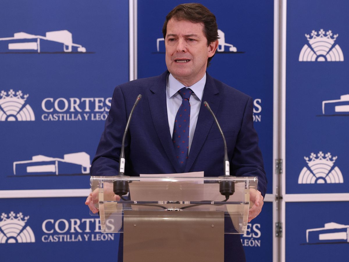 Foto: El presidente de Castilla y León, Alfonso Fernández Mañúeco. (EFE/García)