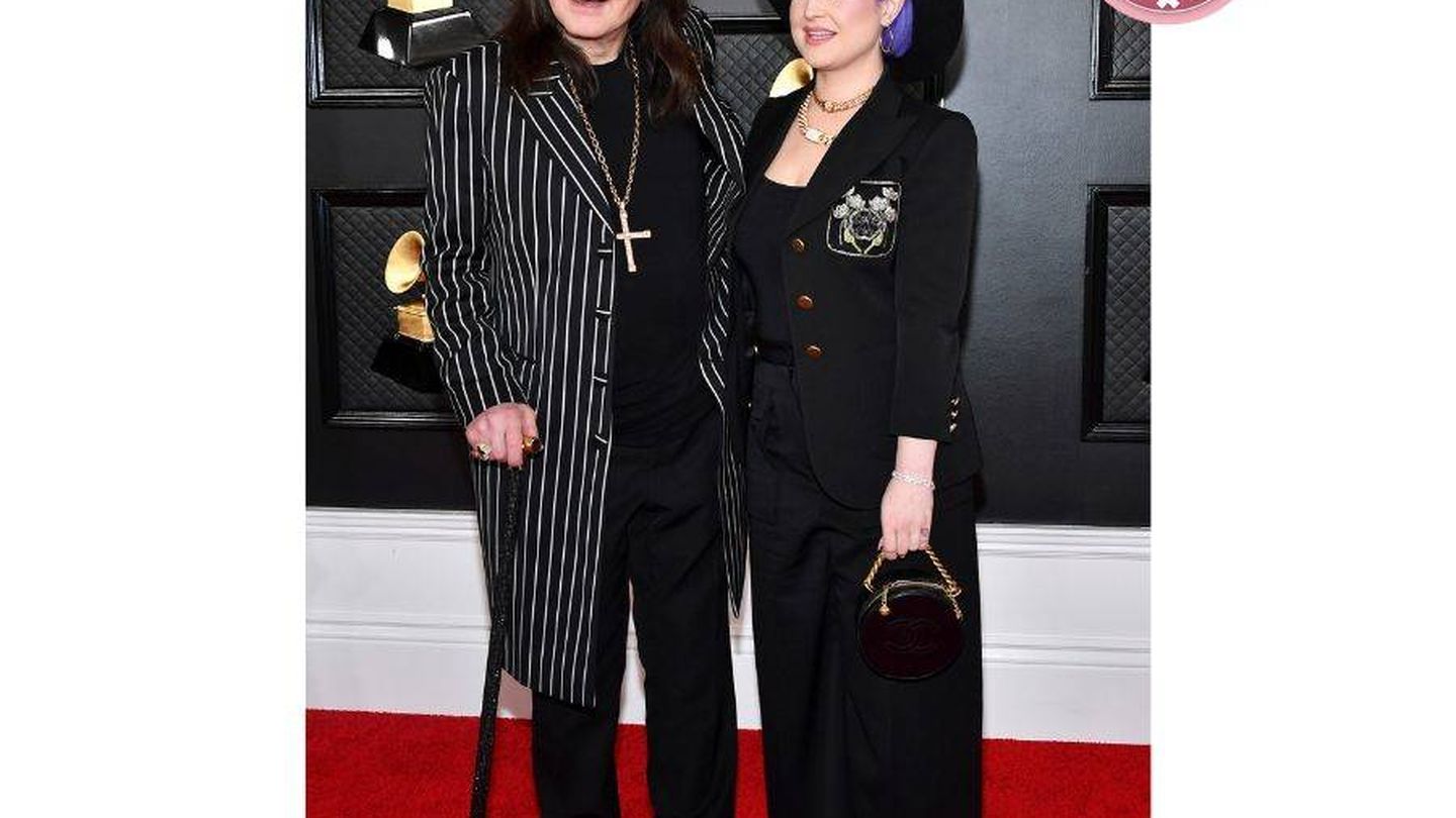 Ozzy y Kelly Osbourne. (Getty)