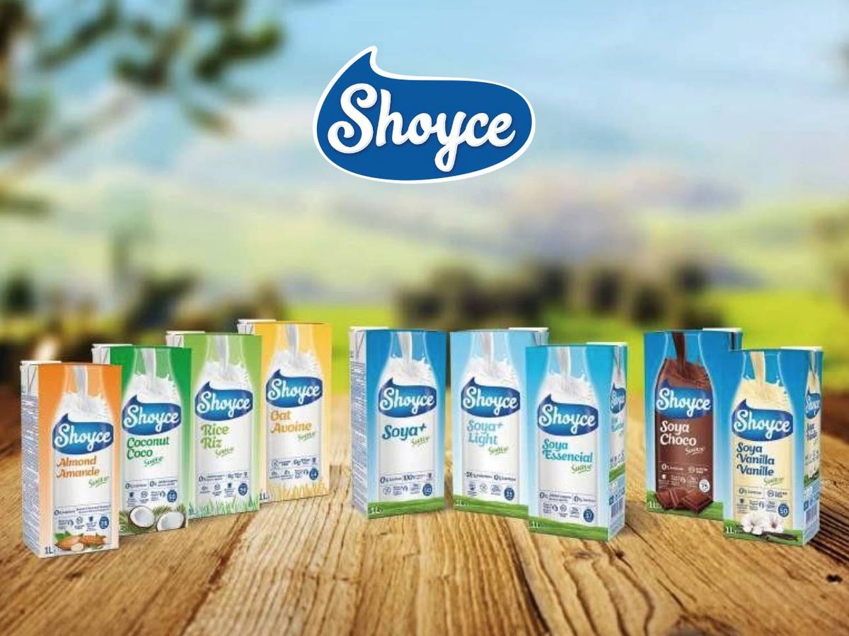 Foto: Nutre comercializa la marca portuguesa de bebidas vegetales Shoyce. 