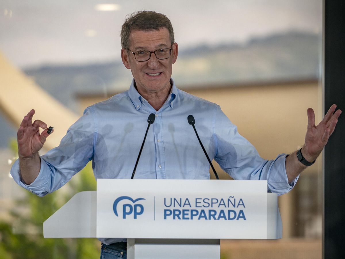 Foto: El presidente del Partido Popular, Alberto Núñez Feijóo. (EFE/Román G. Aguilera)