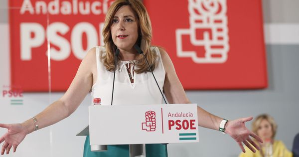 Foto: La secretaria general del PSOE andaluz y presidenta de la Junta, Susana Díaz, el pasado 29 de mayo en Sevilla. (EFE)