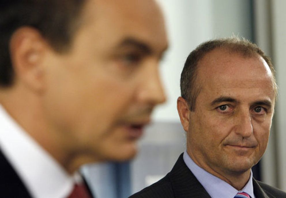 Foto: Zapatero a Sebastián el pasado martes: “Parece que vas a ser un alcalde sin problemas de sequía”