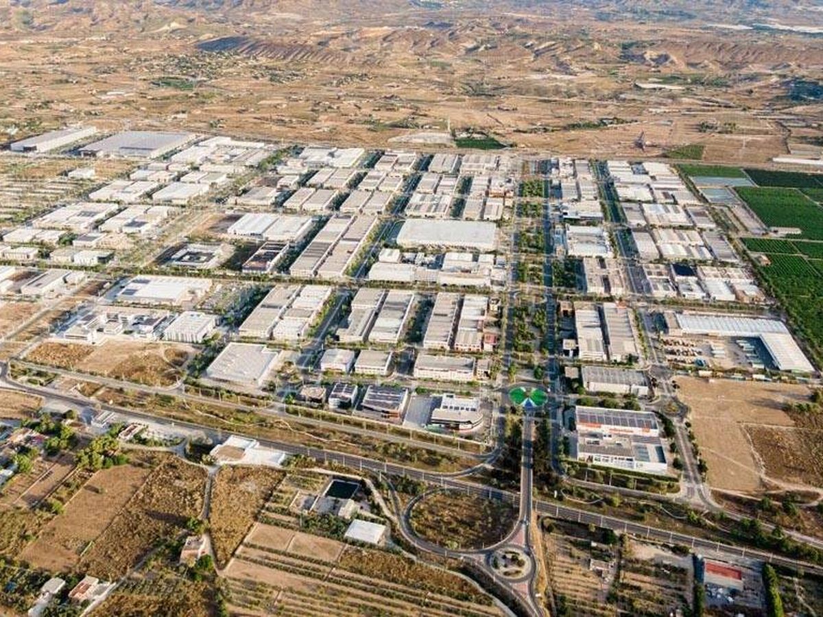 Foto: Vista aérea del parque industrial de Elche. (Cedida)