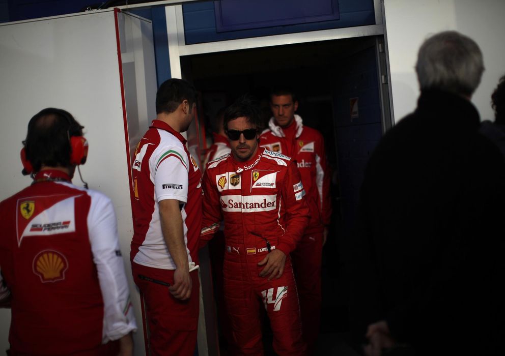 Foto: Fernando Alonso durante esta pretemporada.