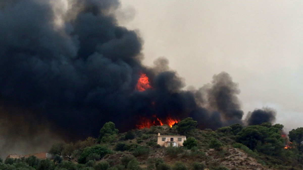 Estabilizan el incendio de Los Guájares en Granada tras seis días descontrolado