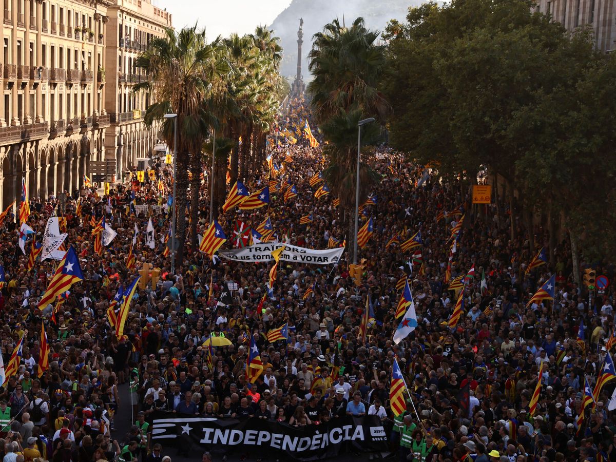 Foto: Imagen de la Diada del año pasado en Barcelona (REUTERS/Nacho Doce)