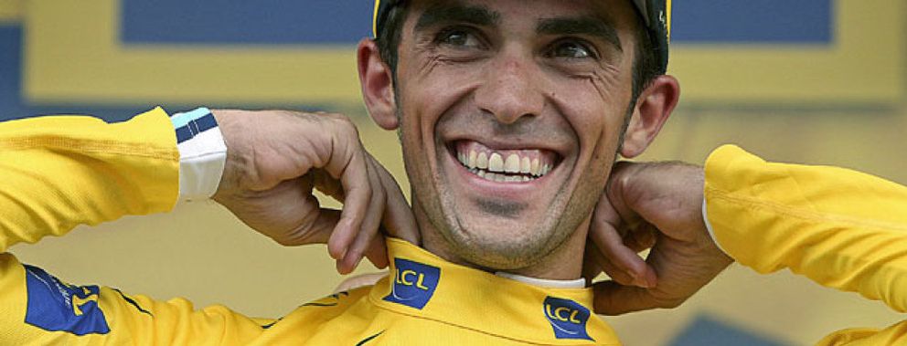 Foto: Contador gana la contrarreloj y sentencia el Tour