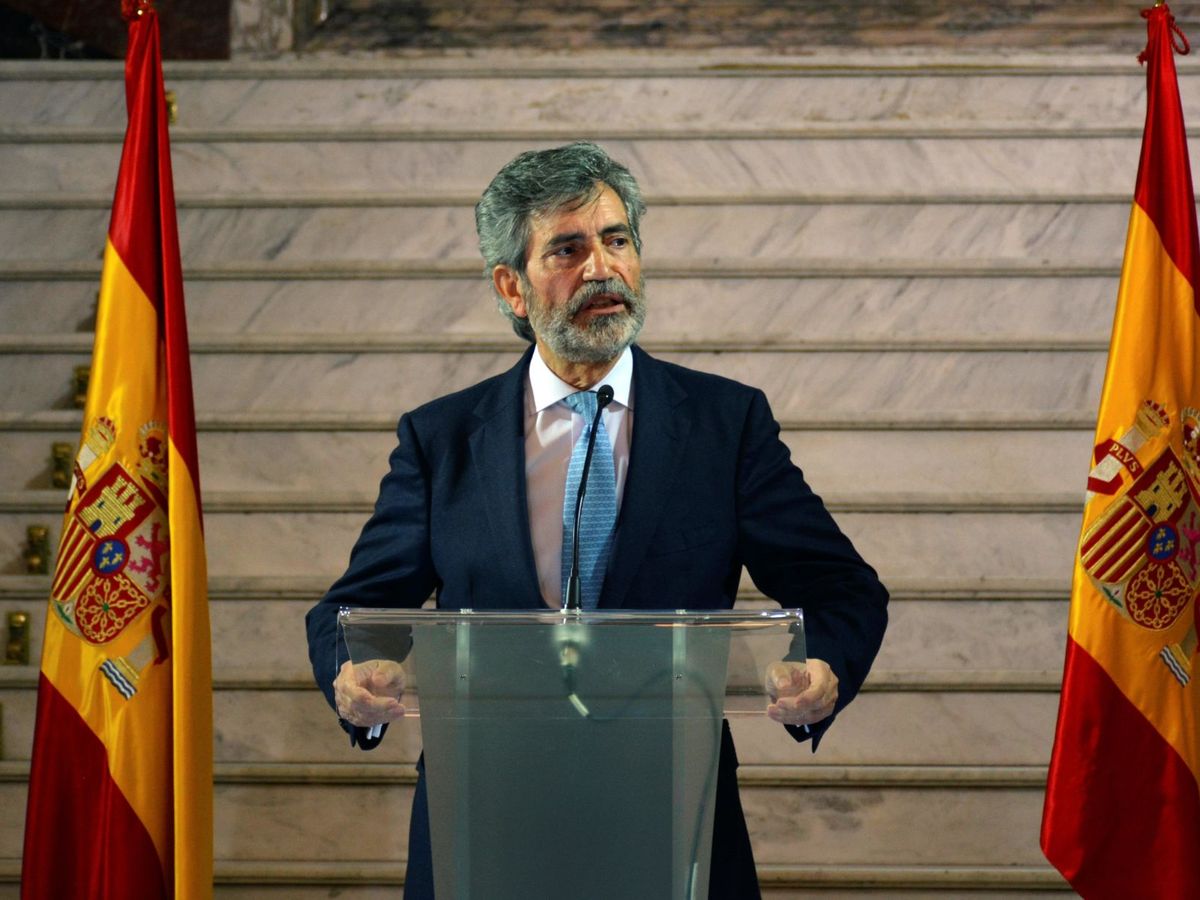 Foto: El presidente del Tribunal Supremo y del CGPJ, Carlos Lesmes. (EFE)