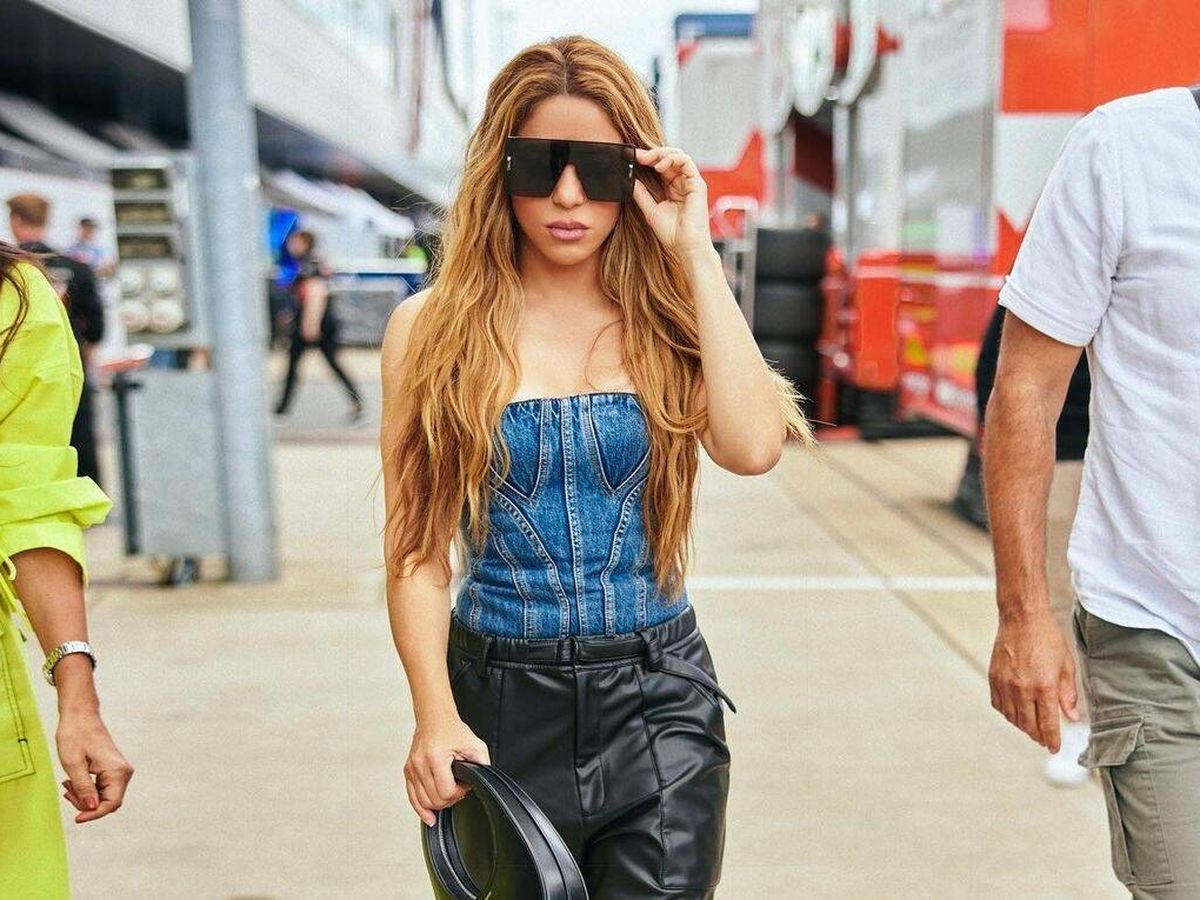 Foto: Shakira, en Silverstone, Londres. (Instagram)