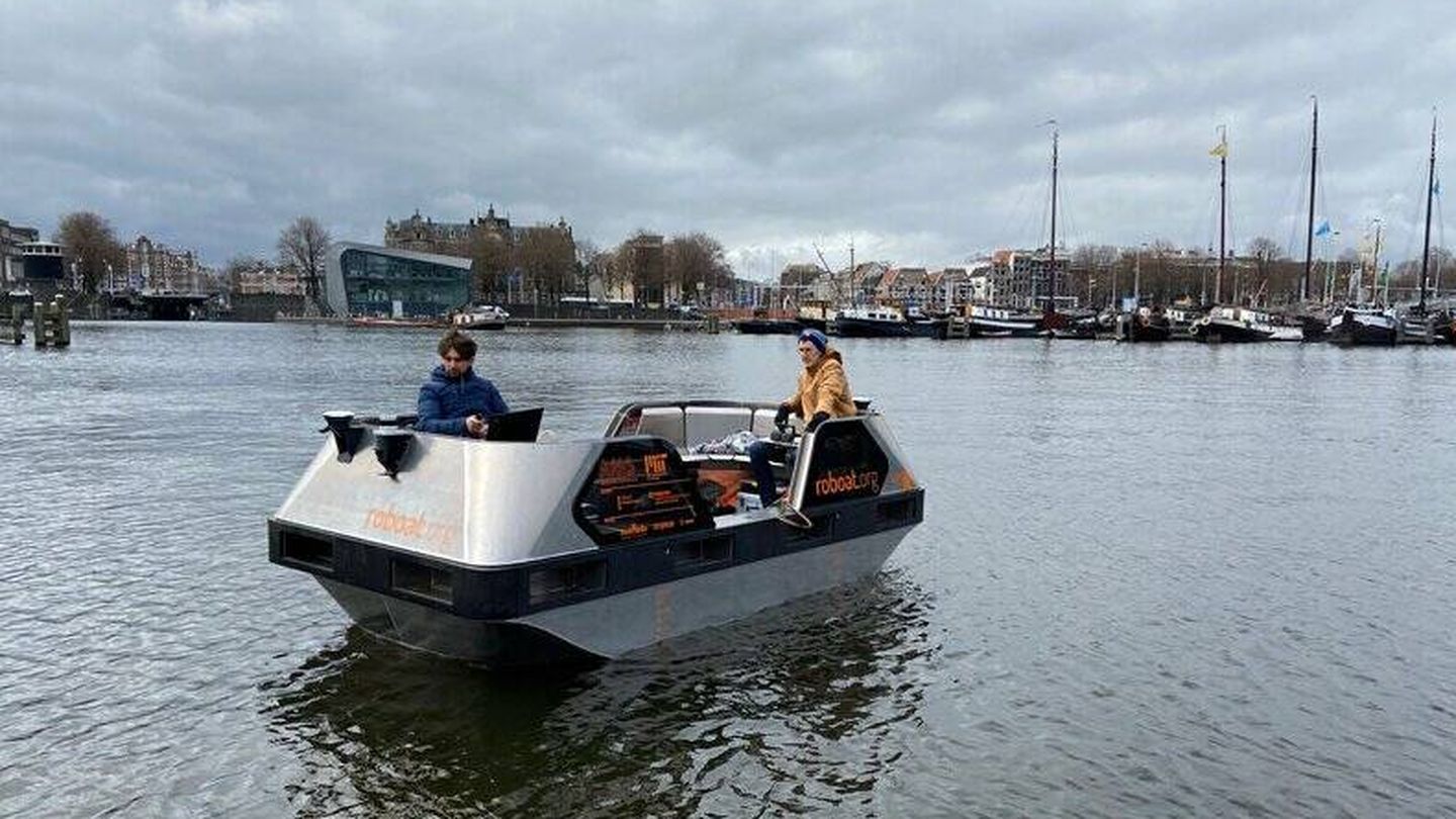 El barco autónomo desarrollado por investigadores holandeses. (AMS)