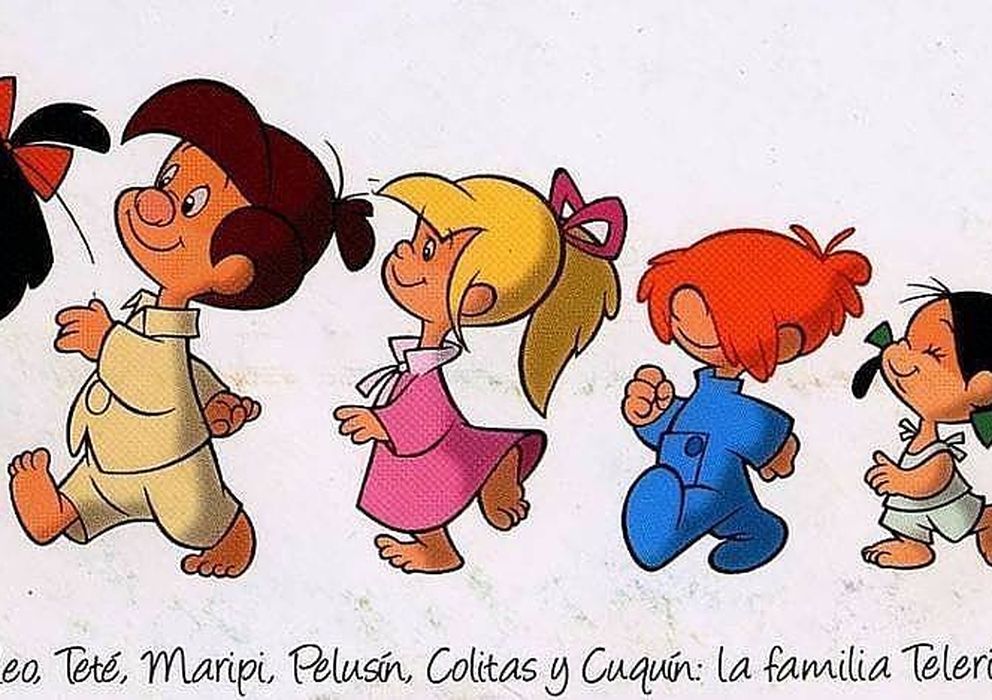 Foto: Imagen de la 'Familia Telerín', compuesta por Cleo Teté, Maripí, Pelusín, Colitas y Cuquín