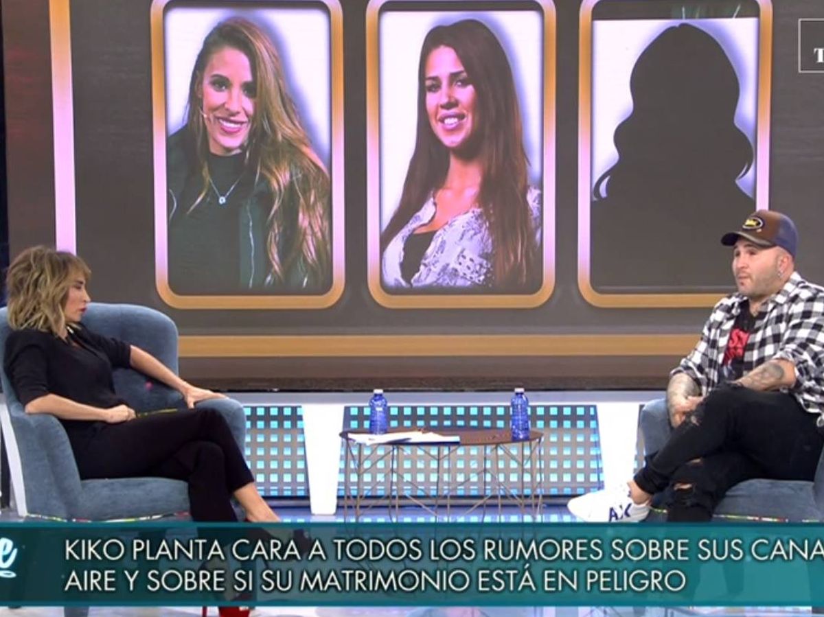 Foto: María Patiño y Kiko Rivera, en 'Sábado Deluxe'. (Telecinco).