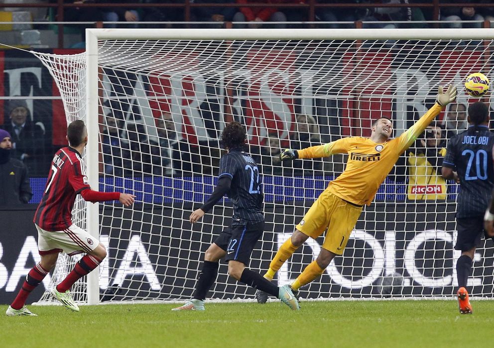 Foto: El Milan-Inter de hace ocho días fue uno de los más flojos de la historia (Reuters).
