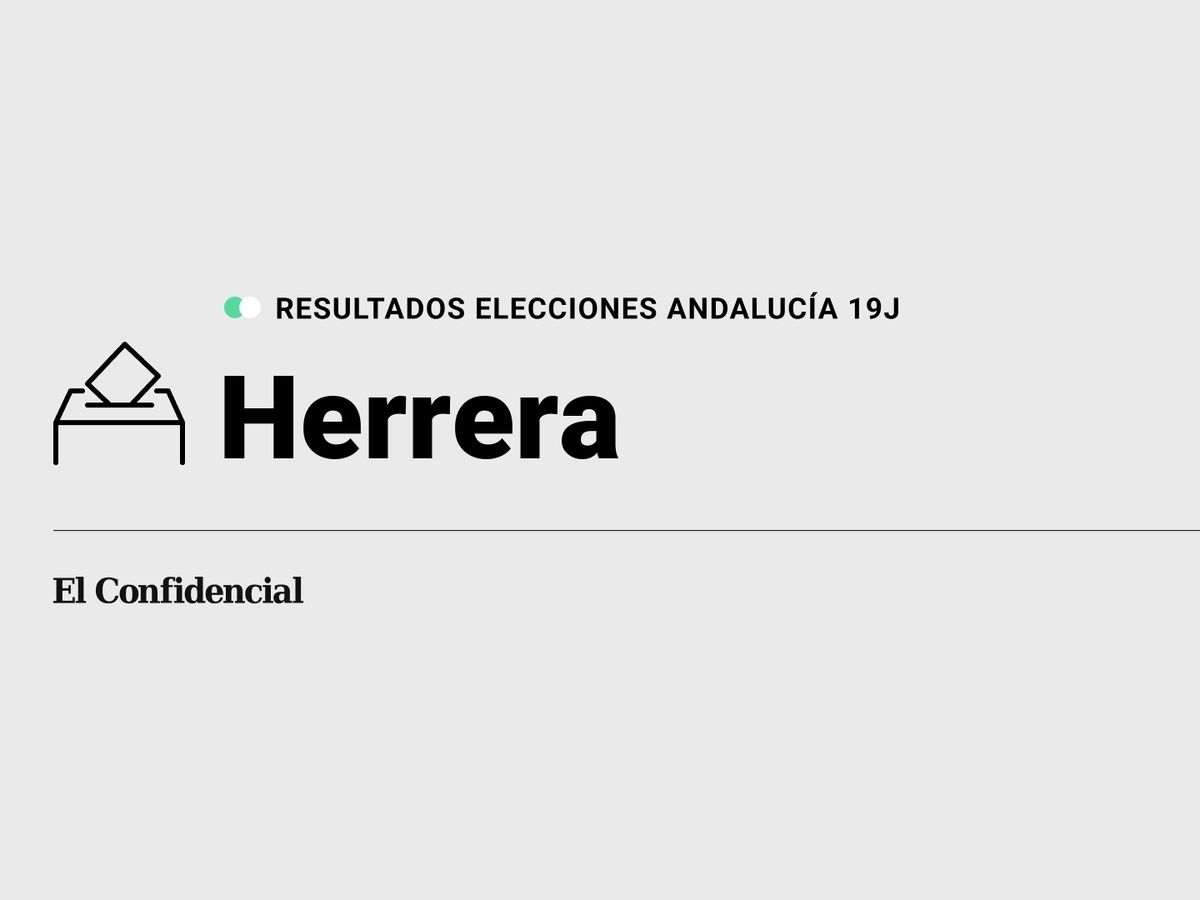 Foto: Resultados en Herrera, Sevilla, de las elecciones de Andalucía 2022 este 19-J (C.C./Diseño EC)